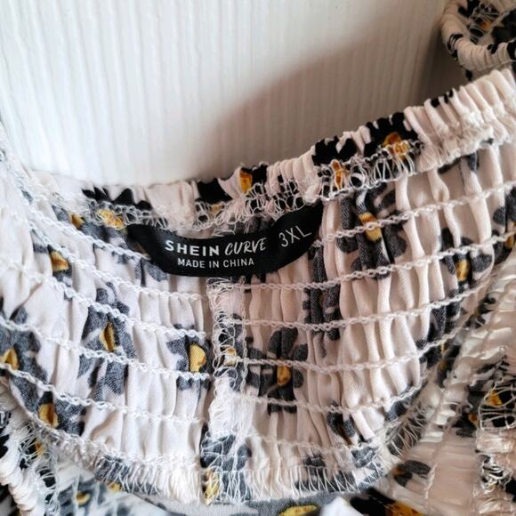 Shein 3XL Shirts Lot of 3 Plus Size Plaid Floral - Picture 9 of 10